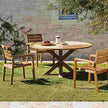 High end Cronos Round Dining Table by Ethimo Casa Design