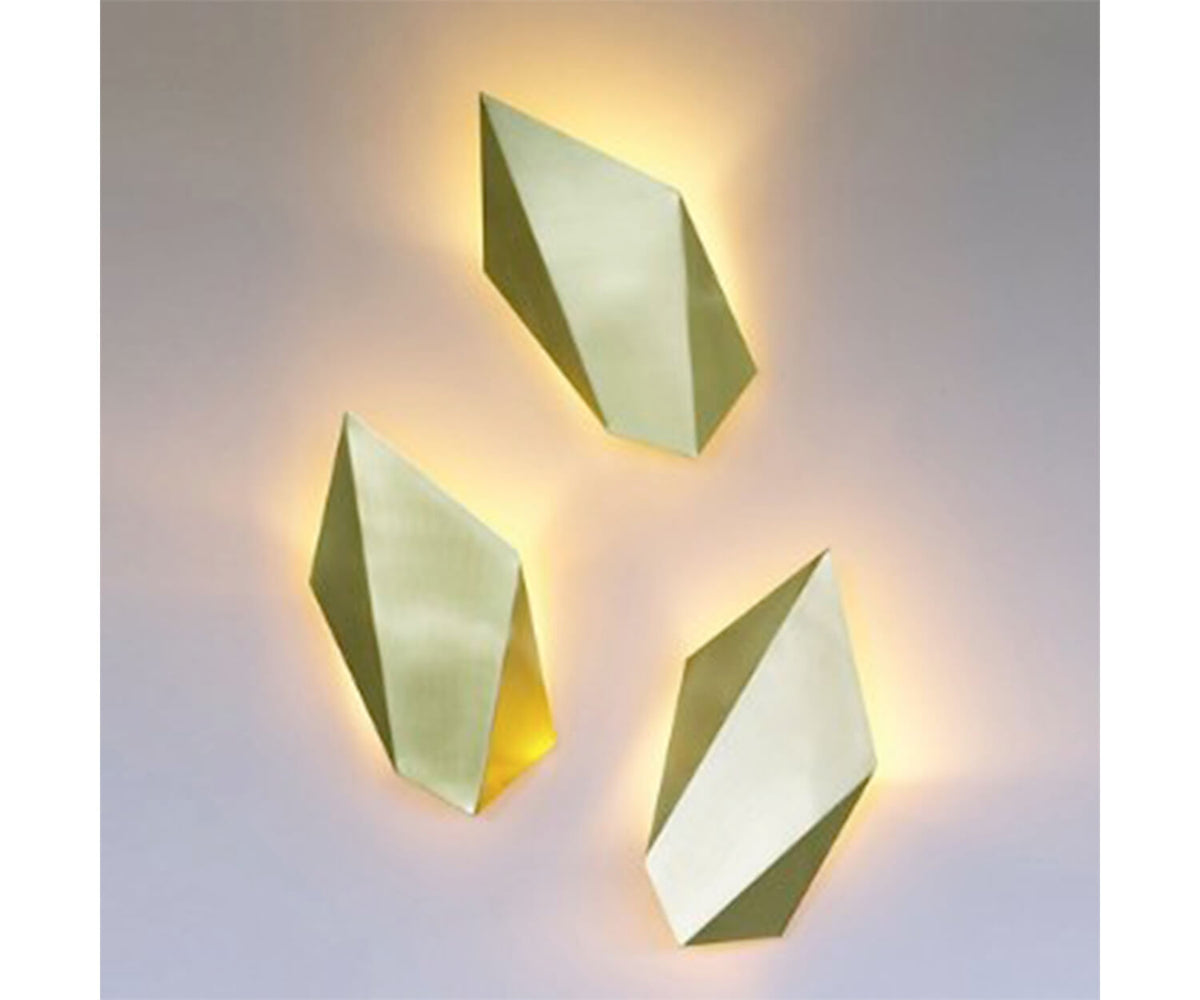 CTO Lighting Abstract Wall Sconce Gold