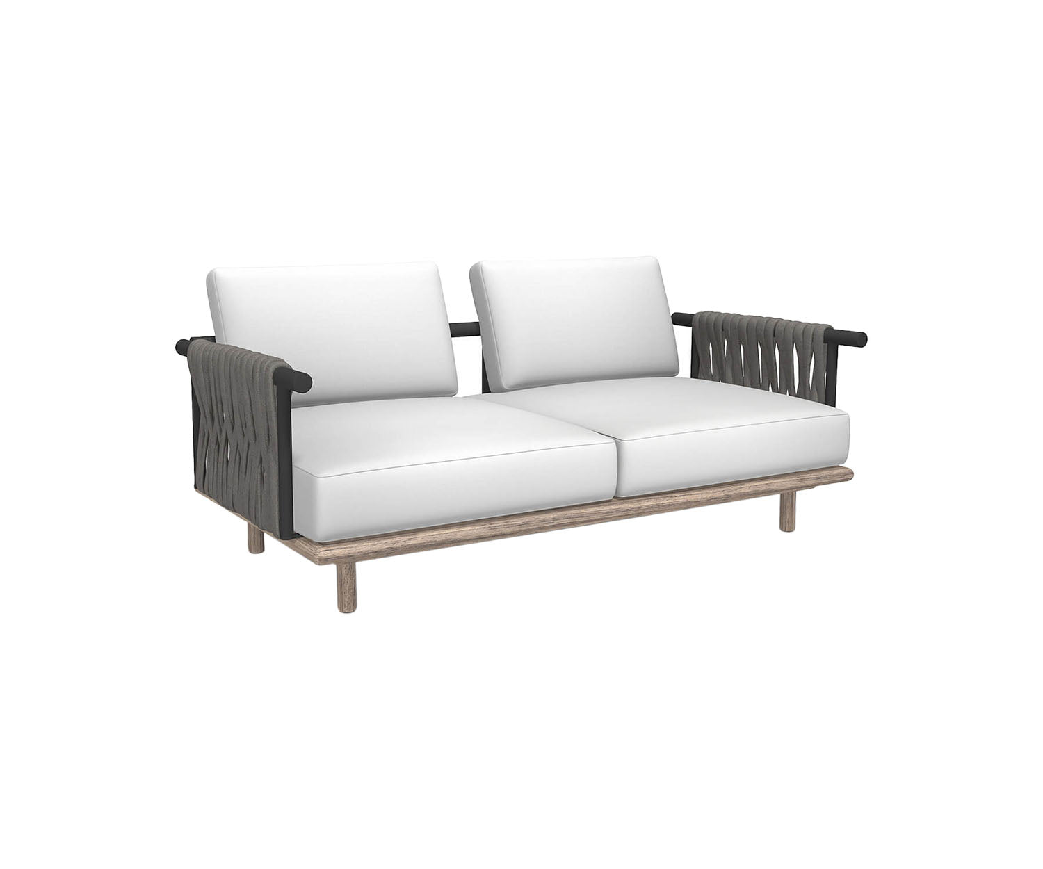 Eden 2seater sofa - padded belts back Roda