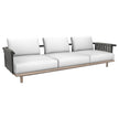 Eden 3seater sofa - padded belts back Roda