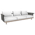 Eden 3seater sofa - padded belts back Roda