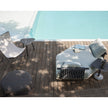 Eden Hexagonal Sofa - Padded Belts Back Roda