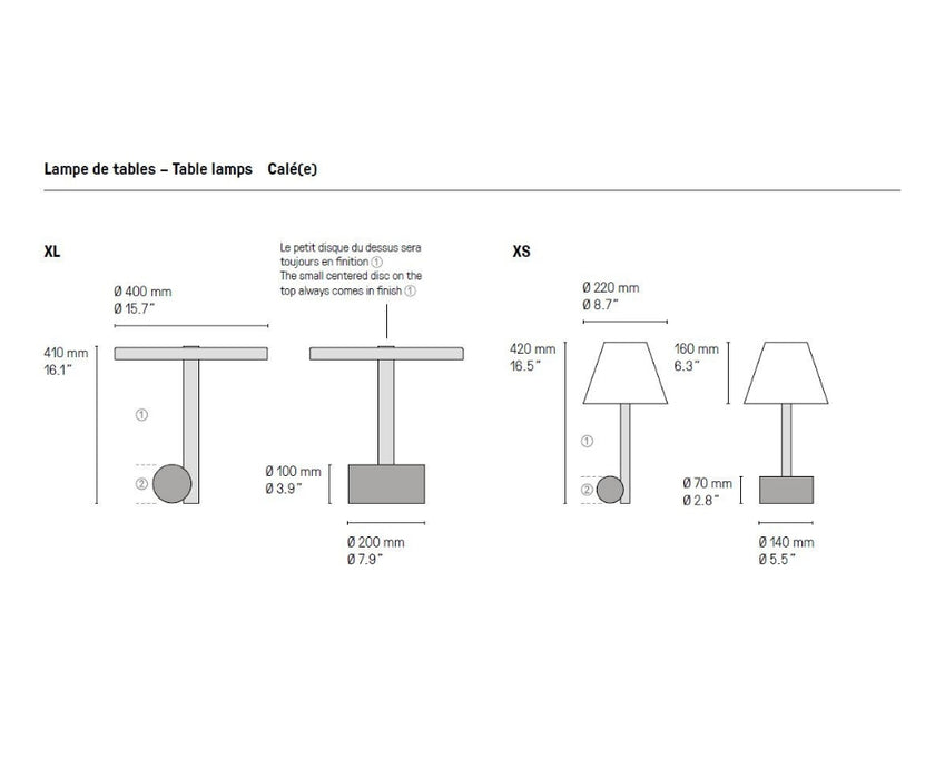 High end Calé(e) Table Lamp by CVL Luminaires Casa Design