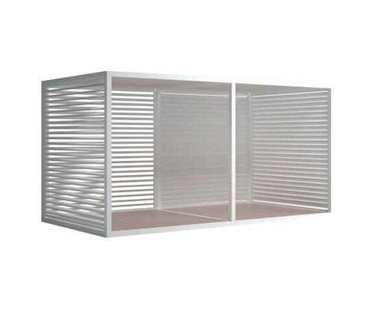 High end Mobile Blades Sidewall Pavilion by Gandia Blasco Casa Design