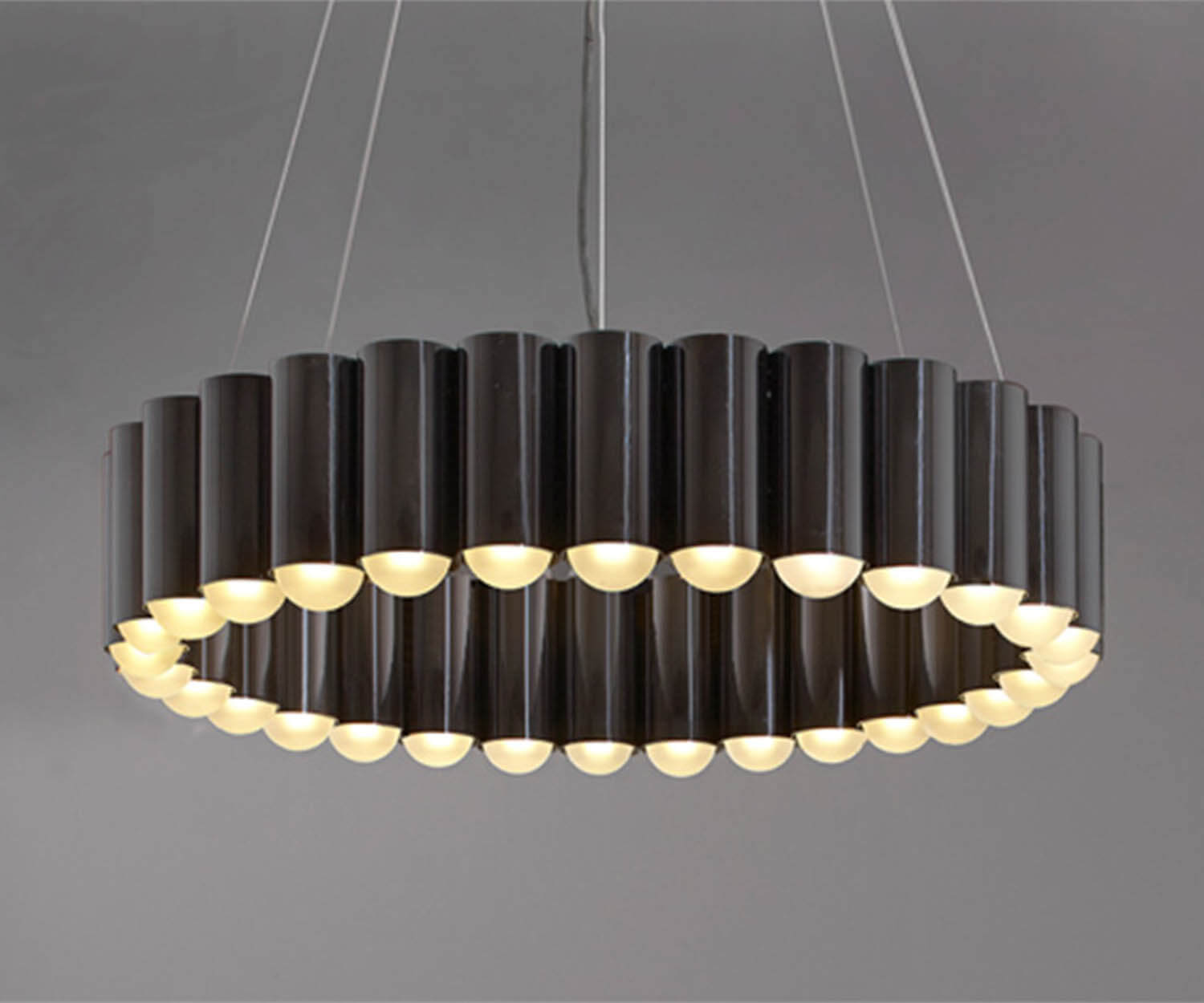 High end Carousel Gunmetal Pendant by Lee Broom Casa Design