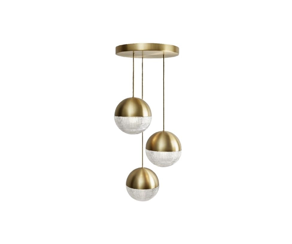 High end Little Lens Flair Chandelier by Lee Broom Casa Design
