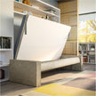 High end Circe Wall Bed With Sofa by Clei Casa Design