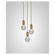 High end Crystal Bulb Chandelier 3 Piece by Lee Broom Casa Design