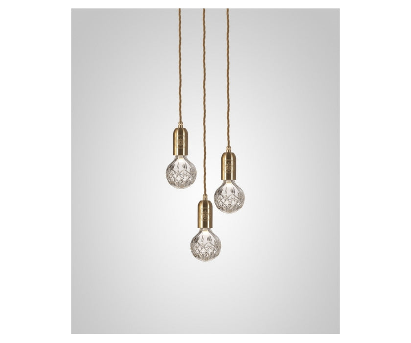 High end Crystal Bulb Chandelier 3 Piece by Lee Broom Casa Design