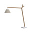 High end Cleo Teak Floor Lamp by Talenti Casa Design