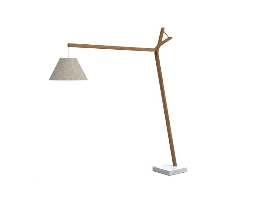 High end Cleo Teak Floor Lamp by Talenti Casa Design