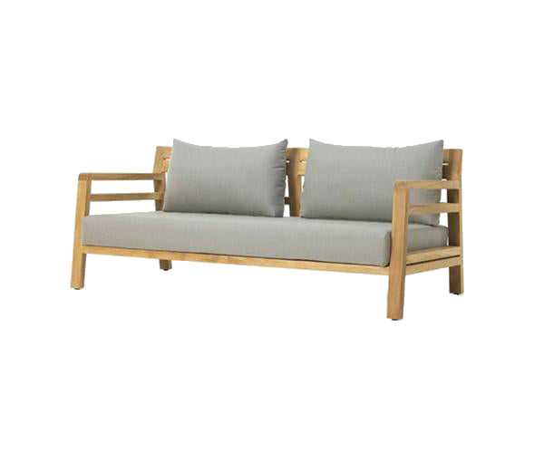 High end Costes 3-Seater Teak Sofa by Ethimo Casa Design