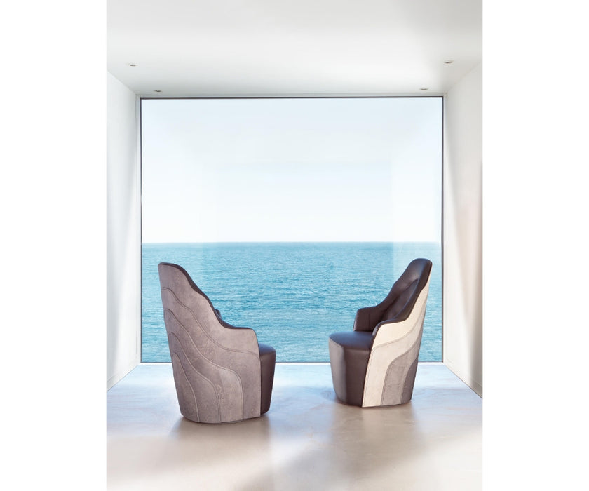 High end Couture Swivel Lounge Armchair by BD Barcelona Casa Design