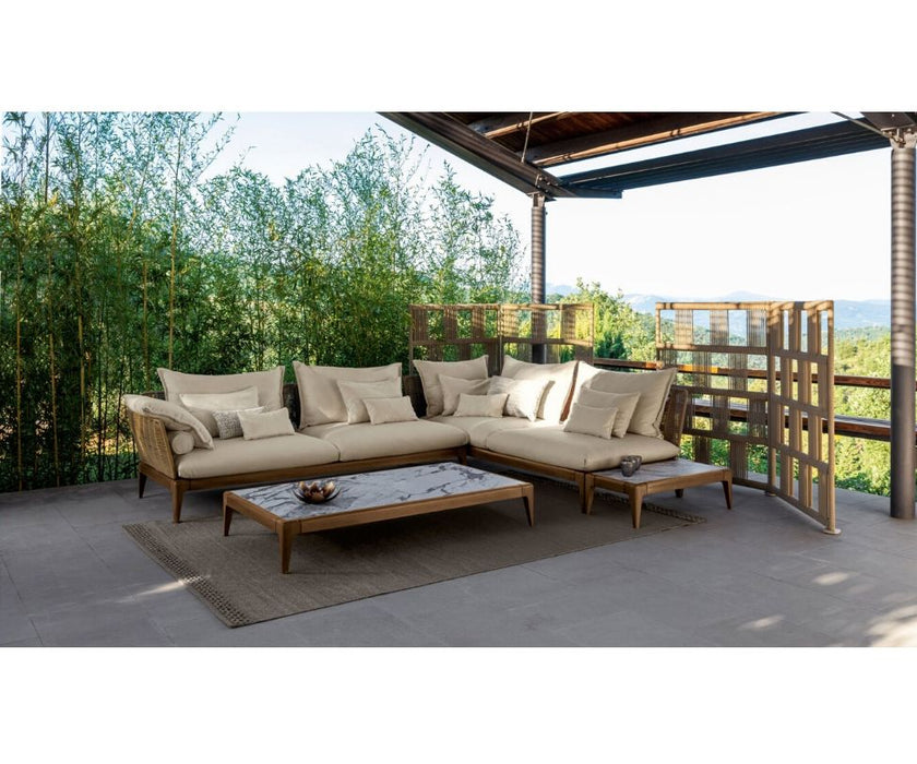 High end Cruise Teak 160×90 Coffee Table by Talenti Casa Design