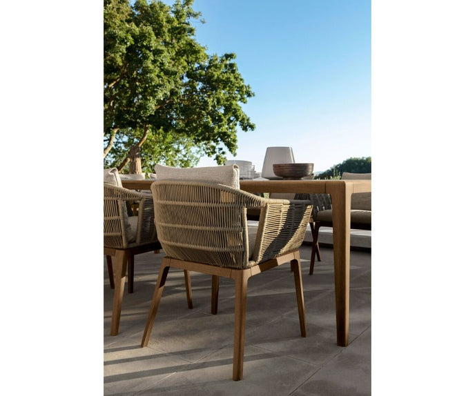 High end Cruise Teak Dining Chair by Talenti Casa Design