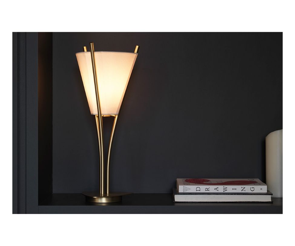 High end Curve Table Lamp by CVL Luminaires Casa Design