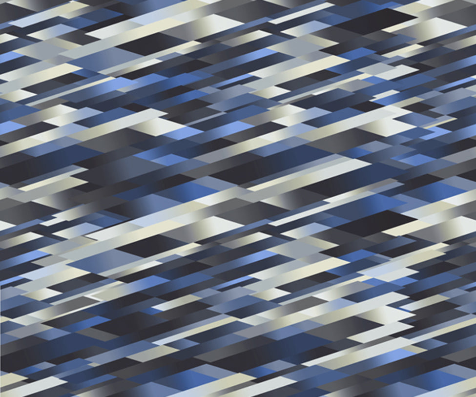Diagonal Gradient Blue Rug Moooi