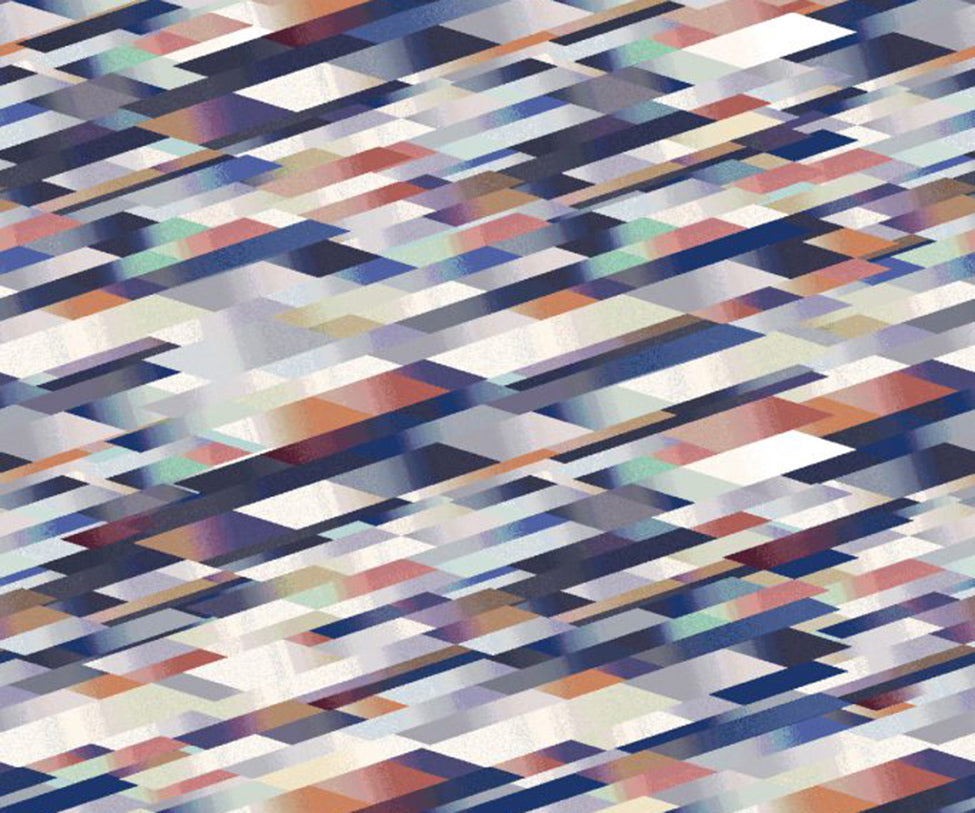  Diagonal Gradient Pink Rug Moooi