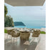 High end Cliff Square Dining Table by Talenti Casa Design