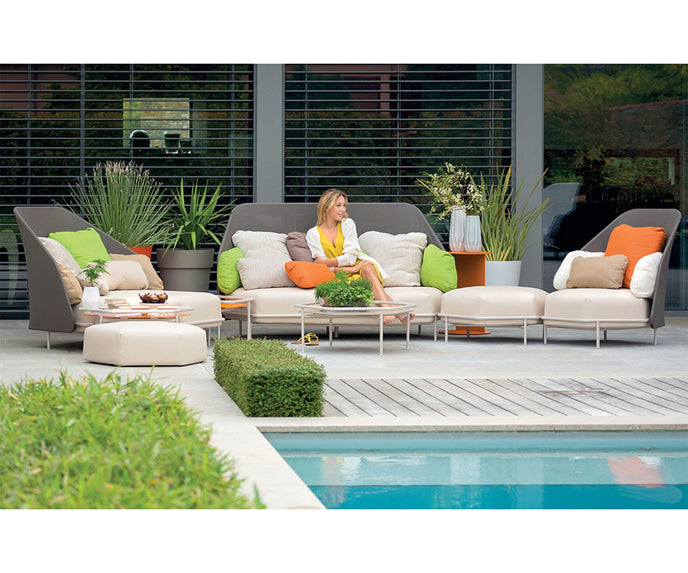 High end Hive Triple Pouf by Ego Paris Casa Design