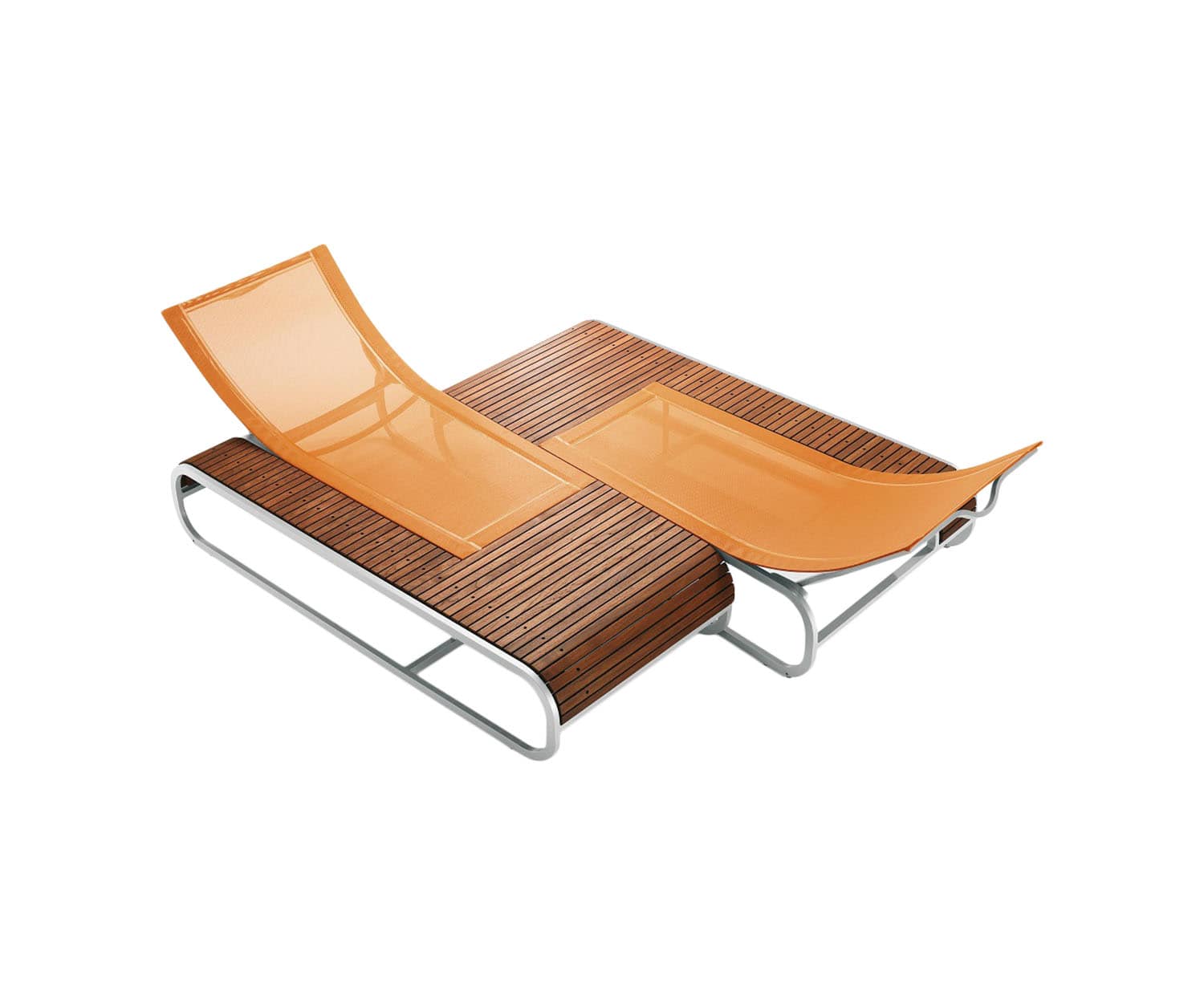 High end Tandem Sunlounger by Ego Paris Casa Design