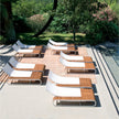 High end Tandem Sunlounger by Ego Paris Casa Design