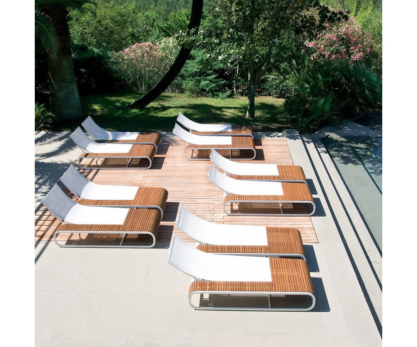 High end Tandem Sunlounger by Ego Paris Casa Design