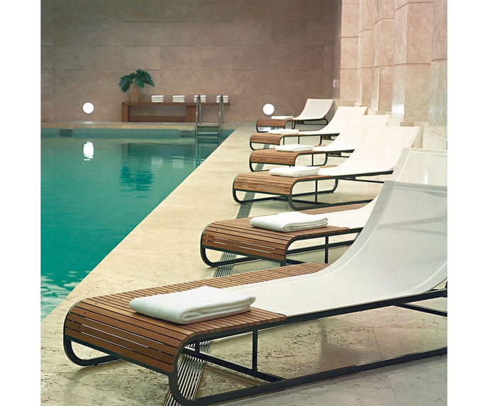 High end Tandem Sunlounger by Ego Paris Casa Design