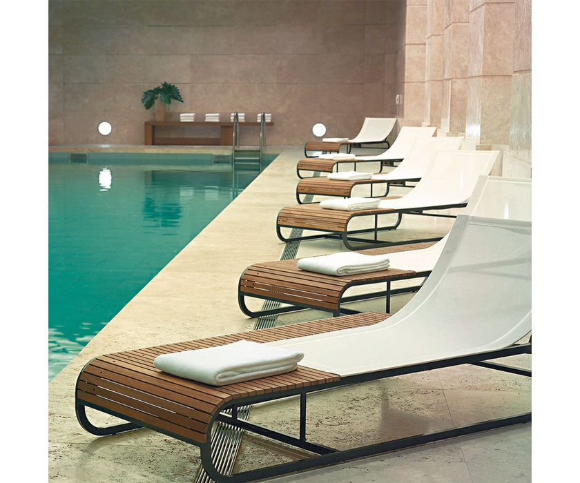 High end Tandem Sunlounger by Ego Paris Casa Design