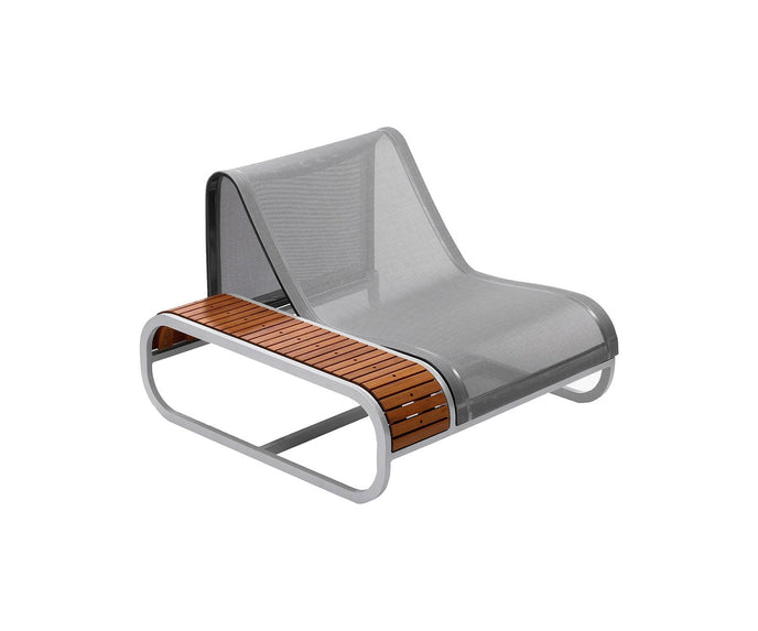 High end Tandem Right Model Lounge Chair by Ego Paris Casa Design