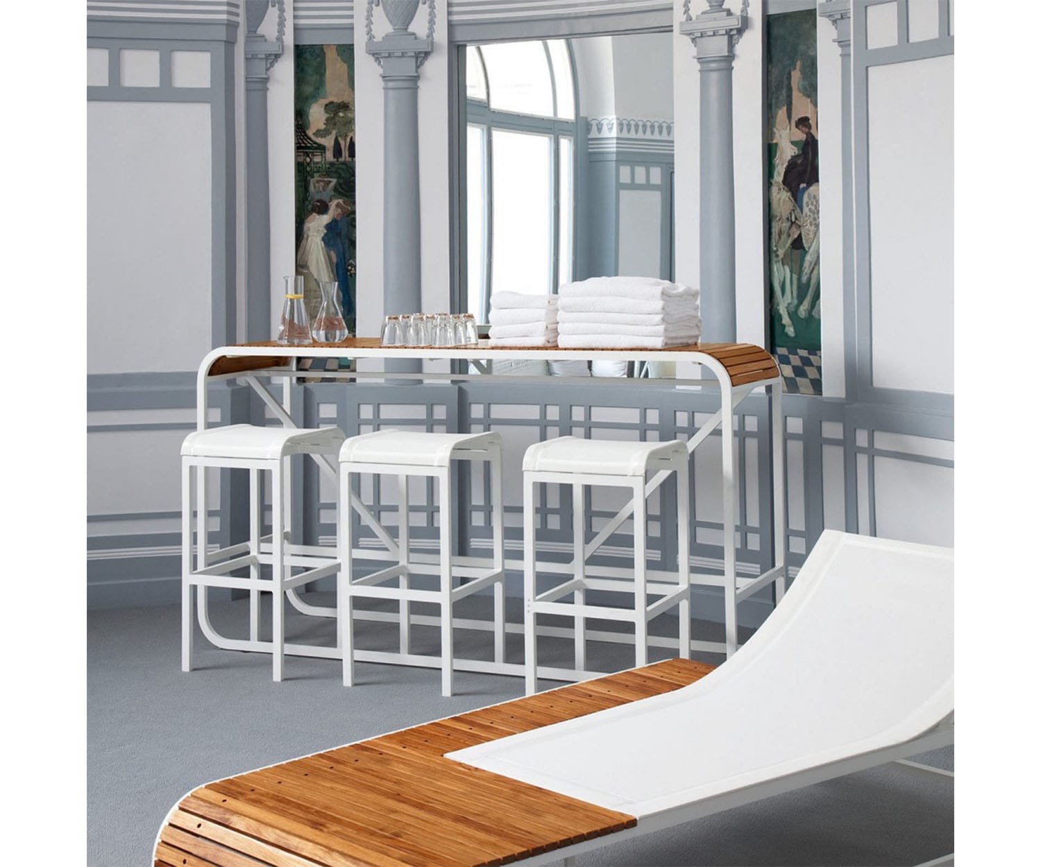 High end Tandem Stool by Ego Paris Casa Design