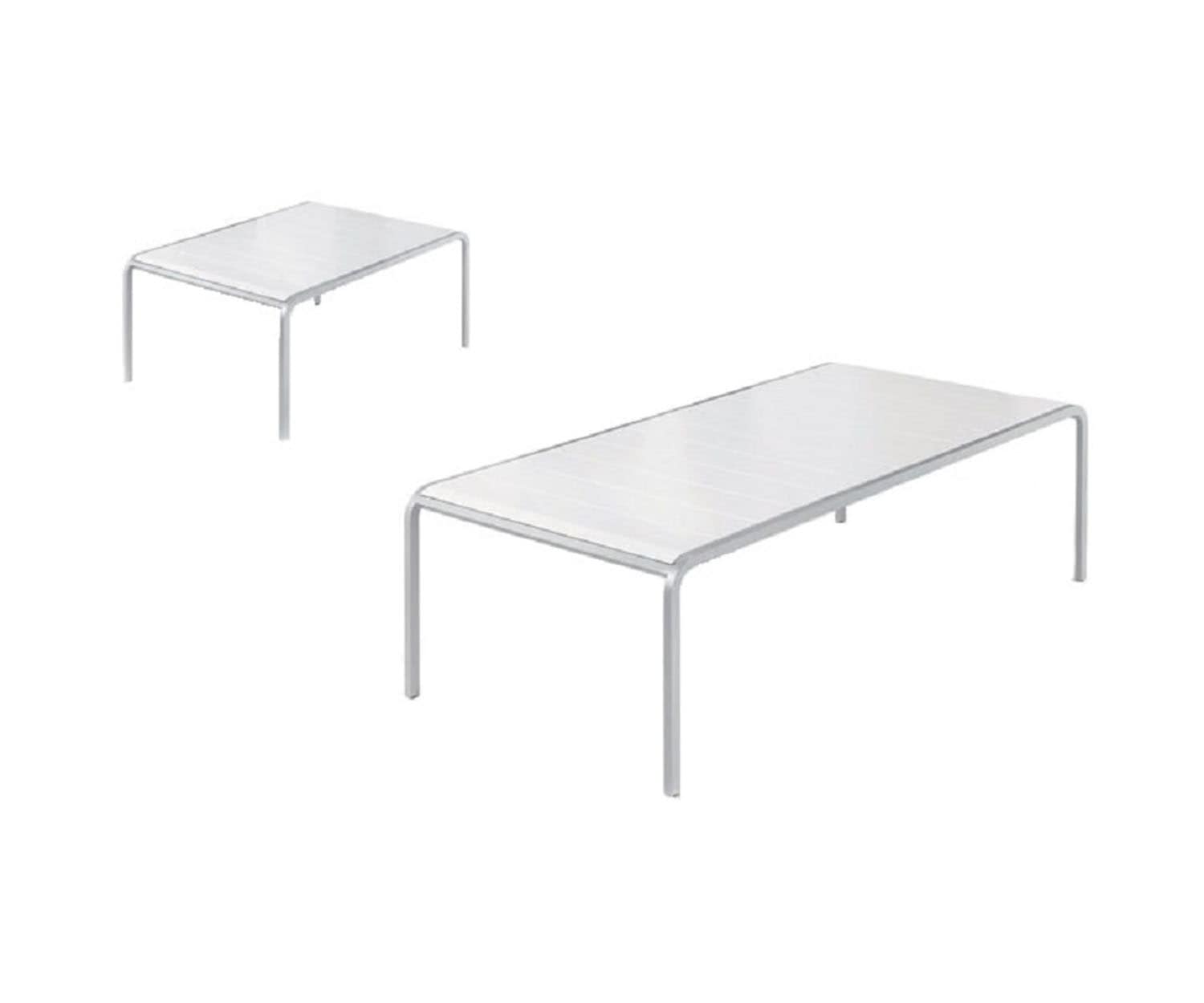 High end Tandem Wide Dining Table 90 by Ego Paris Casa Design