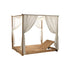 High end Essenza Double Canopy Sun Lounger by Ethimo Casa Design