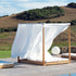 High end Essenza Double Canopy Sun Lounger by Ethimo Casa Design