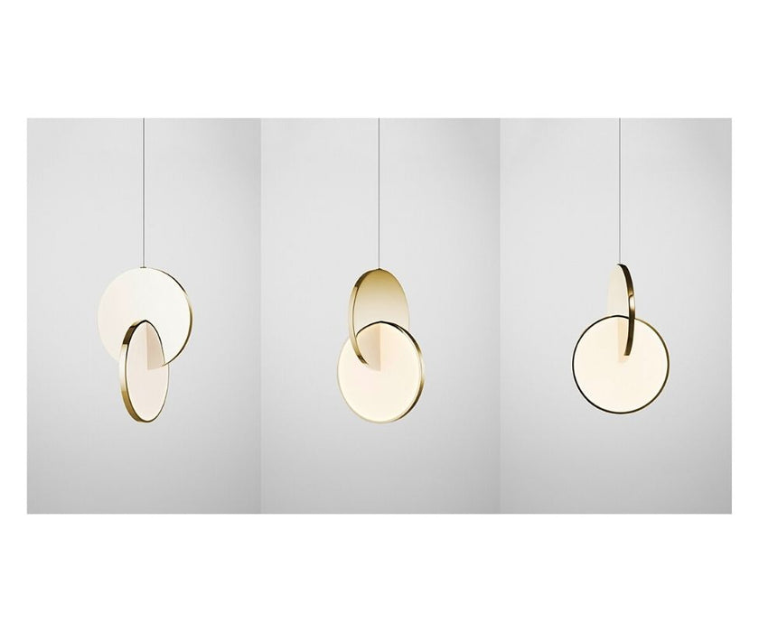 High end Eclipse Pendant Gold by Lee Broom Casa Design