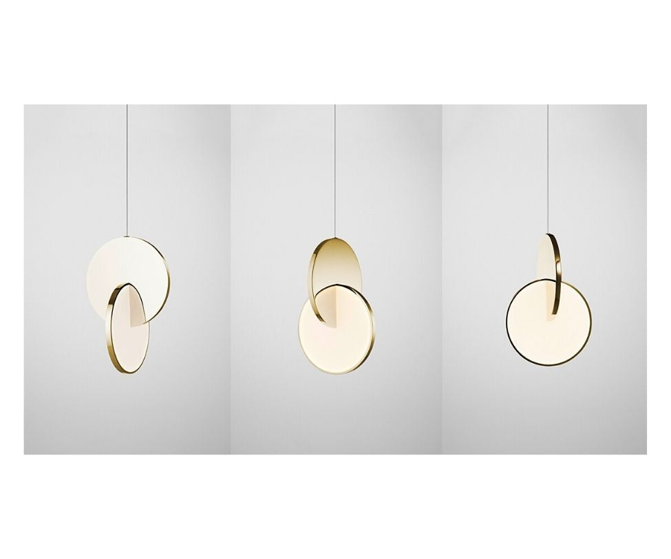 High end Eclipse Pendant Gold by Lee Broom Casa Design