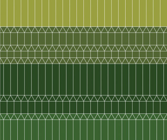 Zigzag Green Rug Moooi