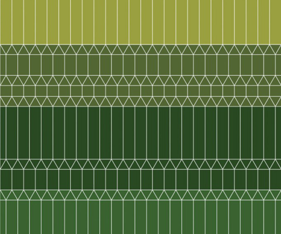 Zigzag Green Rug Moooi