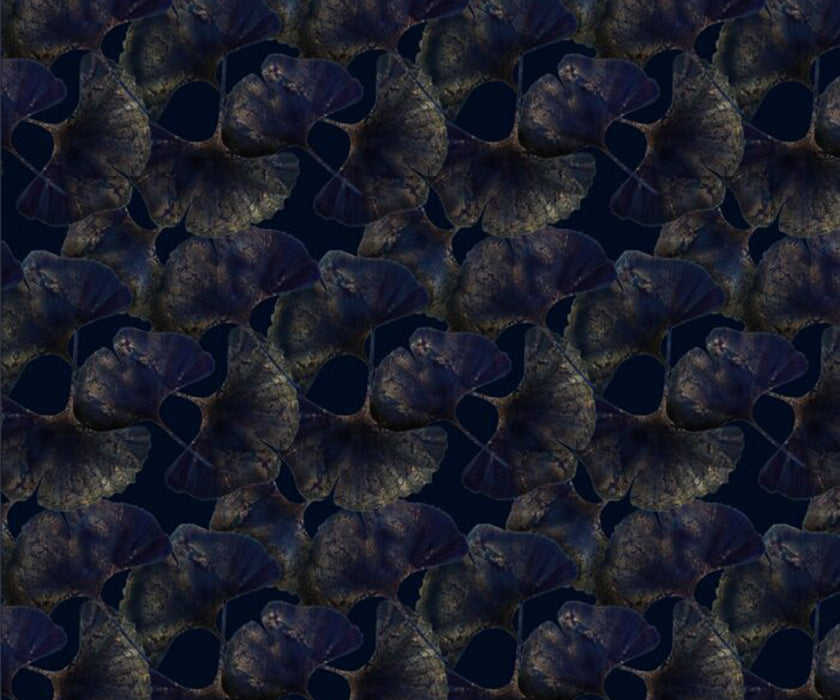 Ginko Leaf Blue Broadloom Moooi
