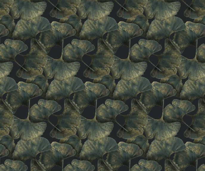 Ginko Leaf Green Broadloom Moooi