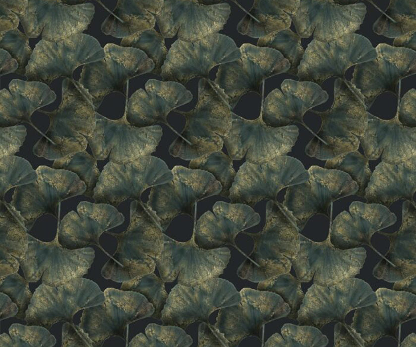 Ginko Leaf Green Broadloom Moooi