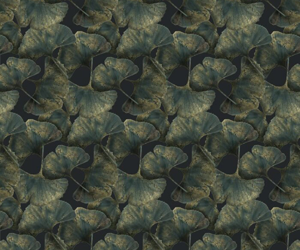 Ginko Leaf Green Broadloom Moooi