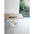 High end Elephant Wood Base Dining Armchair by Kristalia Casa Design