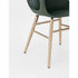 High end Elephant Wood Base Dining Armchair by Kristalia Casa Design