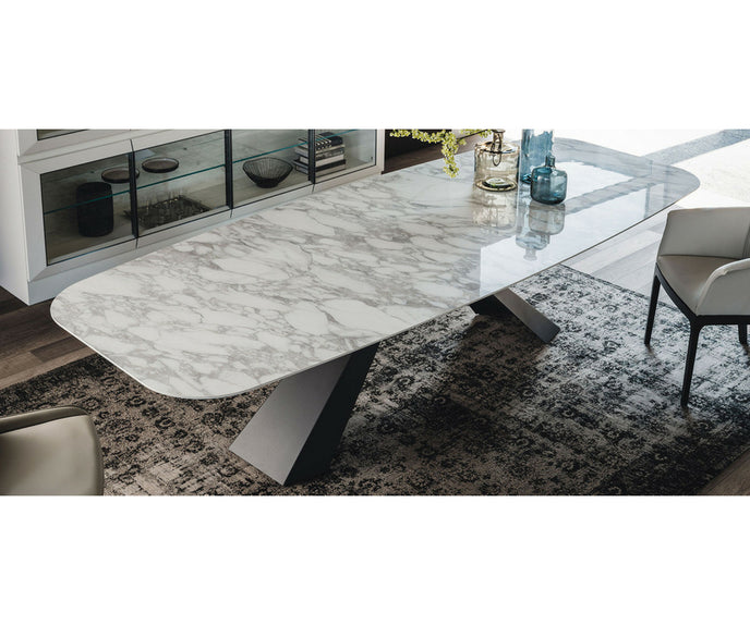 High end Eliot Keramik Dining Table by Cattelan Italia Casa Design