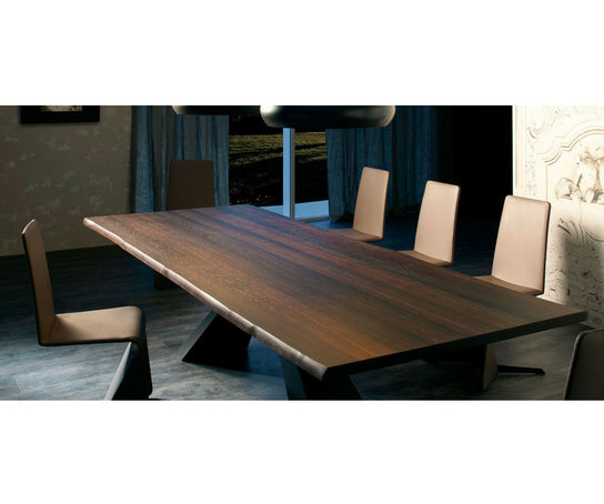 High end Eliot Wood Dining Table by Cattelan Italia Casa Design