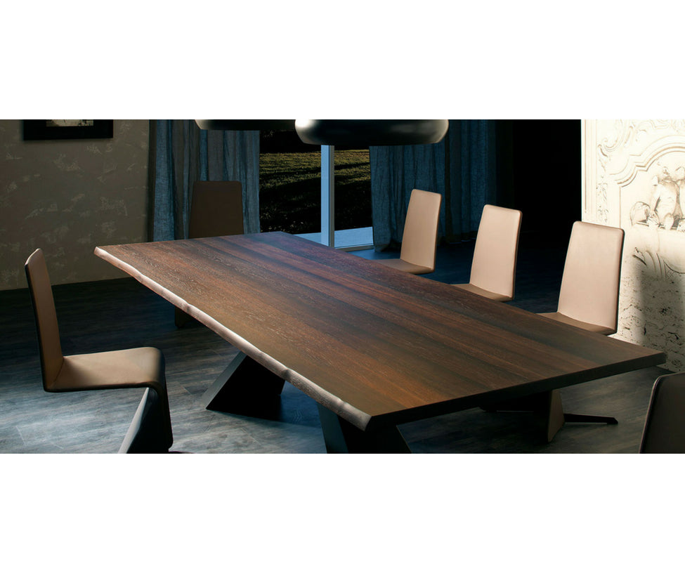 High end Eliot Wood Dining Table by Cattelan Italia Casa Design