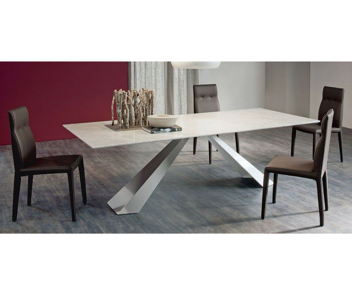 High end Eliot Dining Table by Cattelan Italia Casa Design