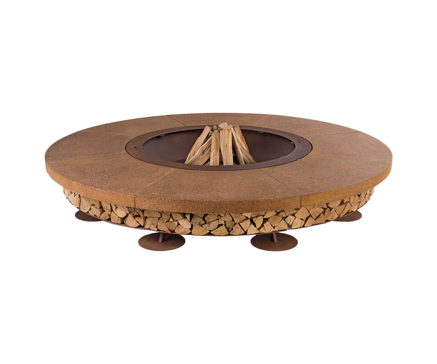 High end Ercole Concrete Fire Pit by AK47 Design Casa Design
