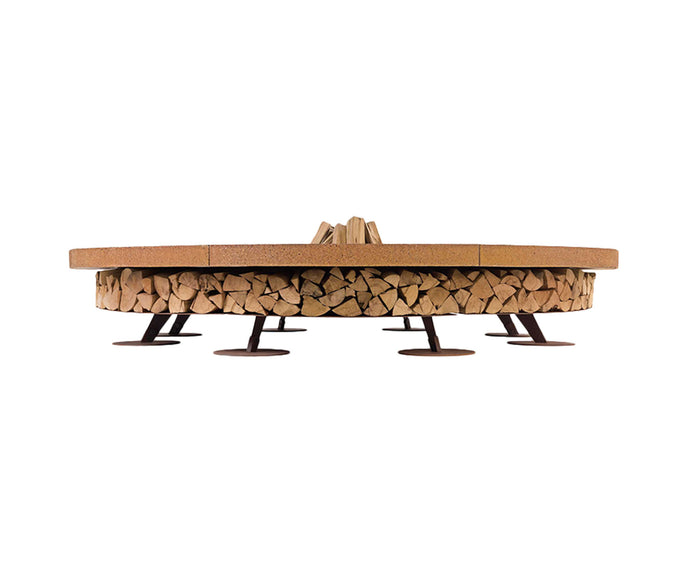 High end Ercole Concrete Fire Pit by AK47 Design Casa Design